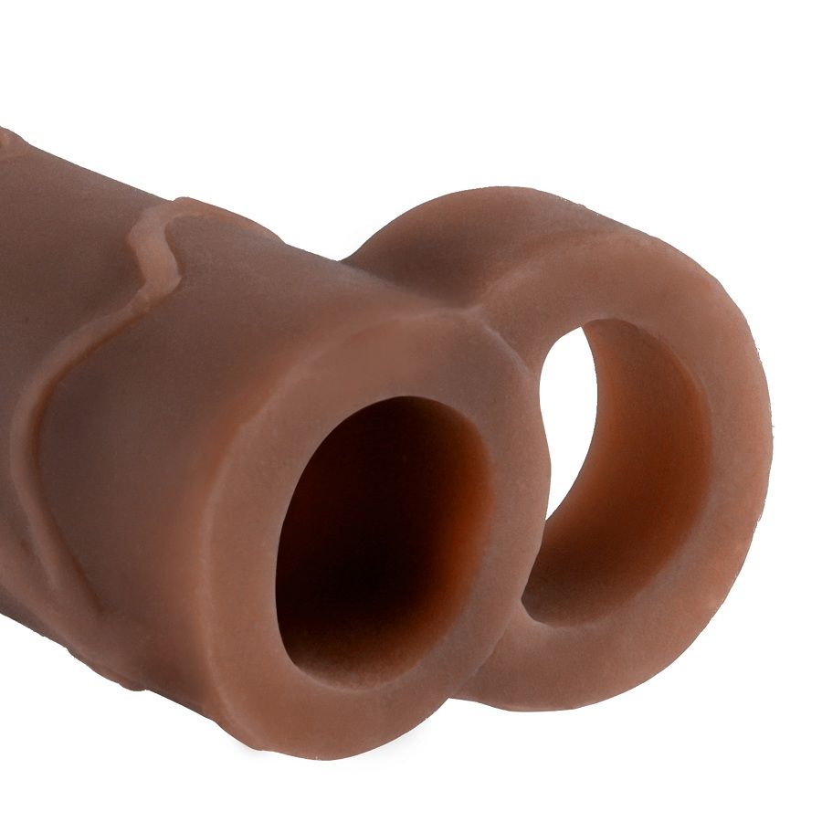 FANTASY X- TENSIONS - PERFECT 2 EXTENSION PÉNIS AVEC SANGLE MARRON
