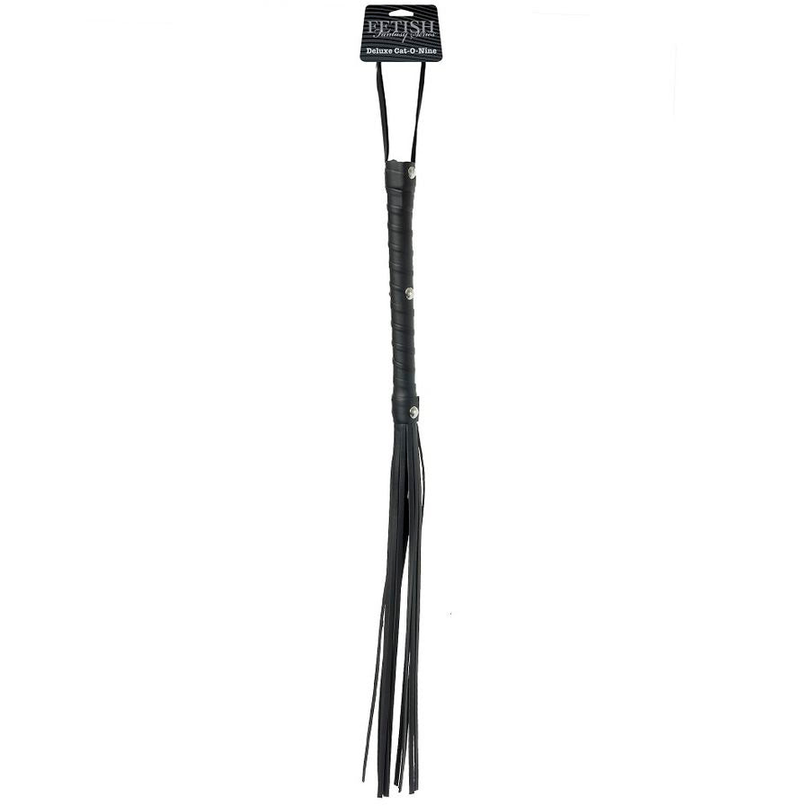 FETISH FANTASY LIMITED EDITION - BLACK LEATHER WHIP 