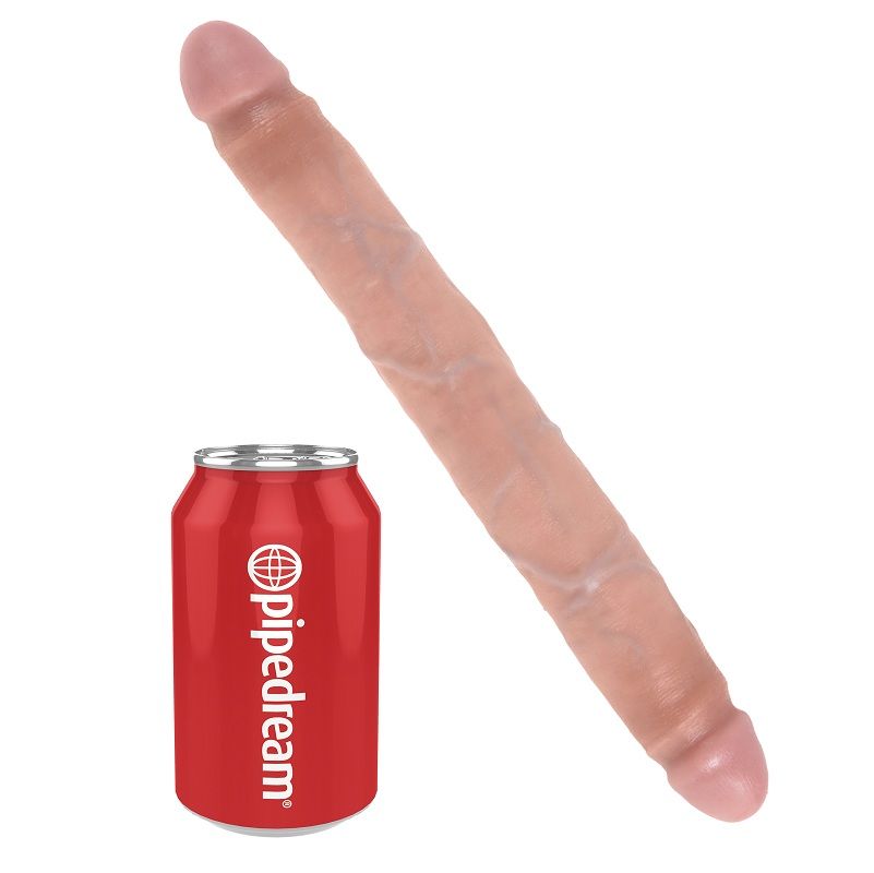 KING COCK - DOUBLE GODE NATUREL 30 CM