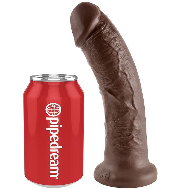 KING COCK - PÉNIS MARRON 20,3 CM