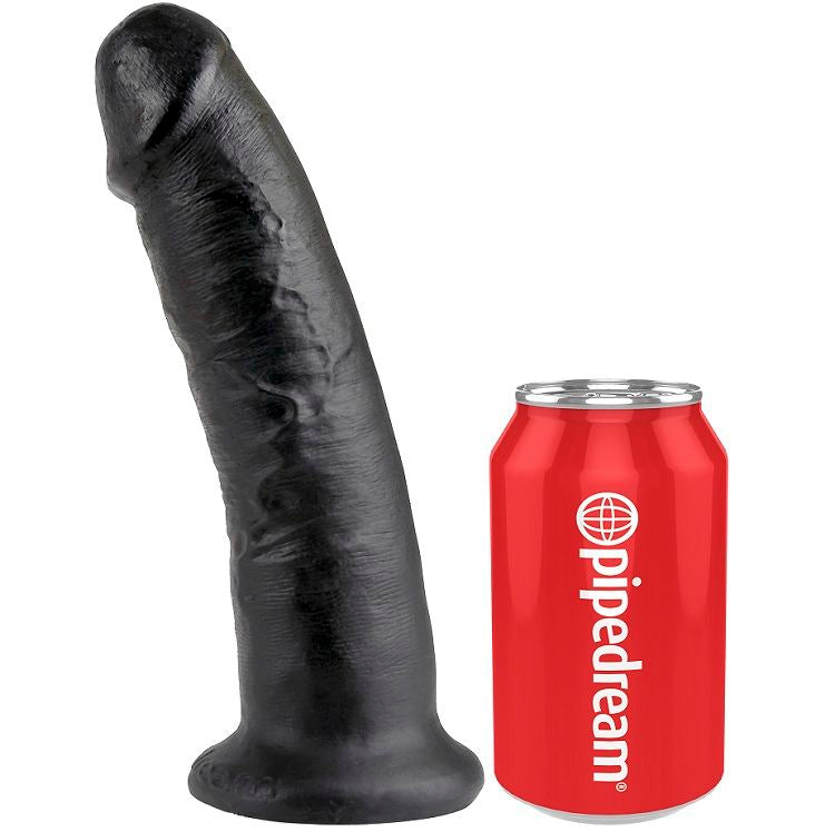 KING COCK - 9 PÉNIS NOIR 22,9 CM