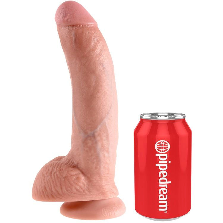 KING COCK - 9 PÉNIS NATUREL ET RÉALISTE 22,9 CM