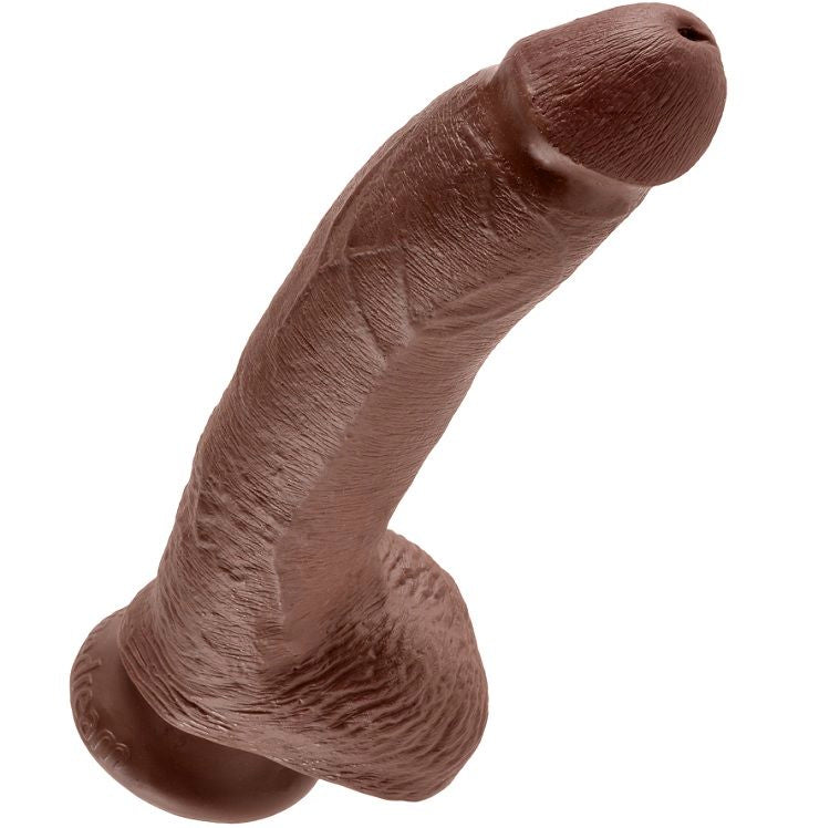 KING COCK - 9 PÉNIS RÉALISTE MARRON 22,9 CM