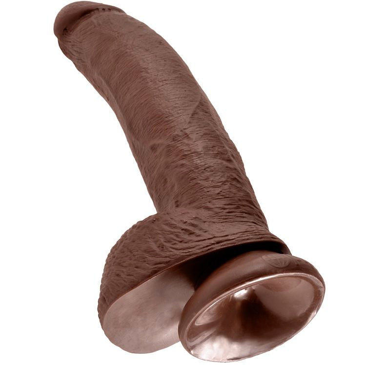 KING COCK - 9 PÉNIS RÉALISTE MARRON 22,9 CM