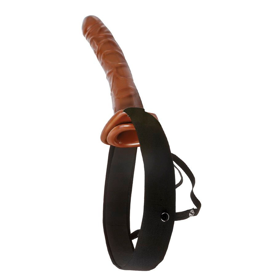 FETISH FANTASY SERIES - ARNÉS HUECO AJUSTABLE CHOCOLATE 22 CM