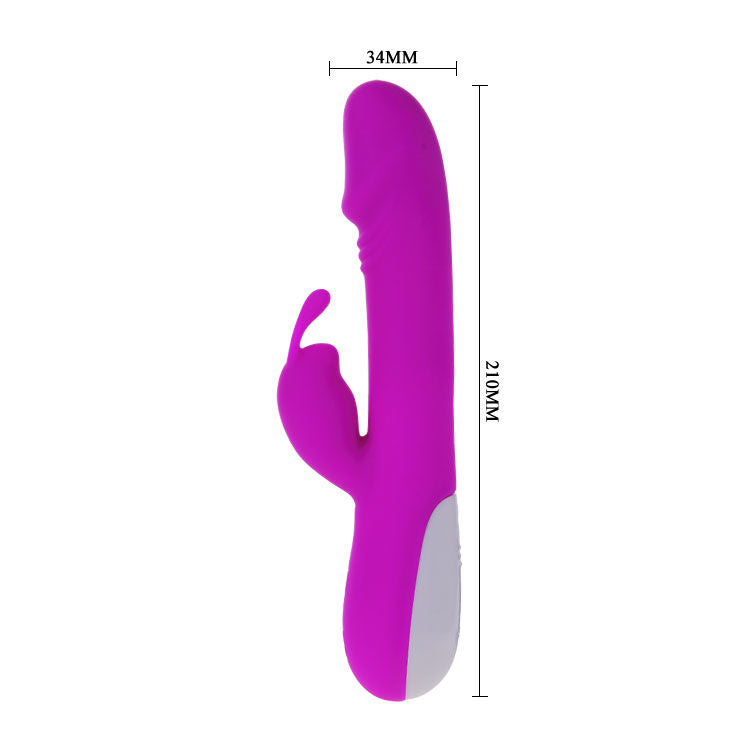 PRETTY LOVE - FLIRTATION VIBRATOR WITH CLITORAL STIMULATOR ROBERT