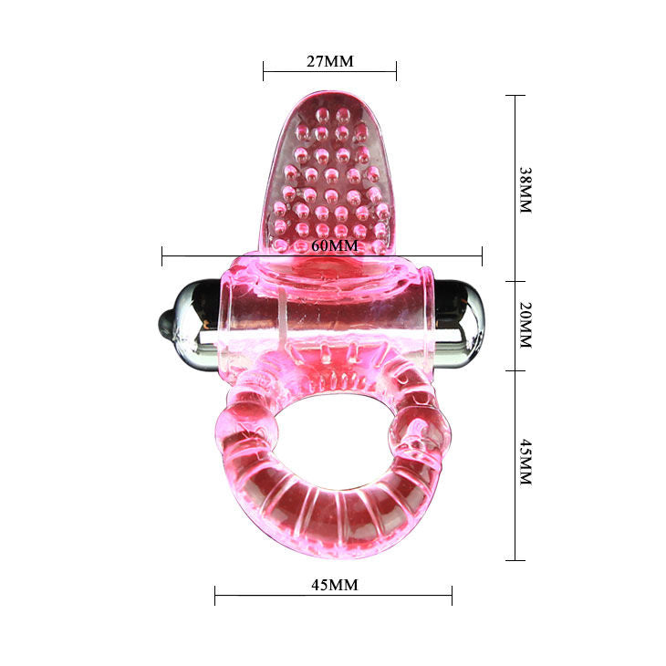 DANSE - SWEET ABS 10 RYTHMES ANNEAU PÉNIS VIBRANT ROSE