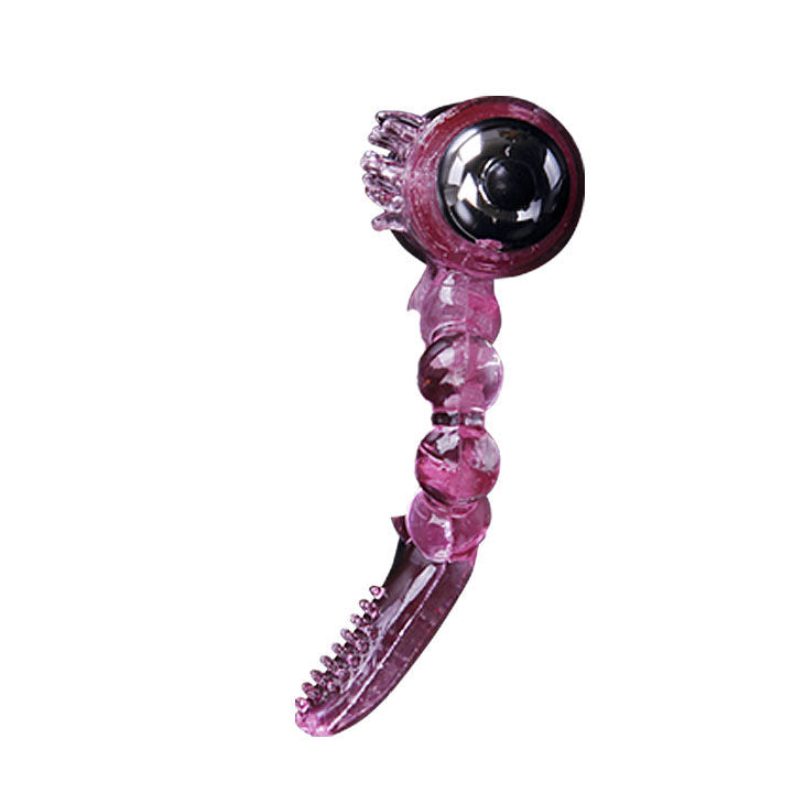 BAILE - ANNEAU EN SILICONE LANGUE 10 RYTHMES AVEC VIBRATION ROSE