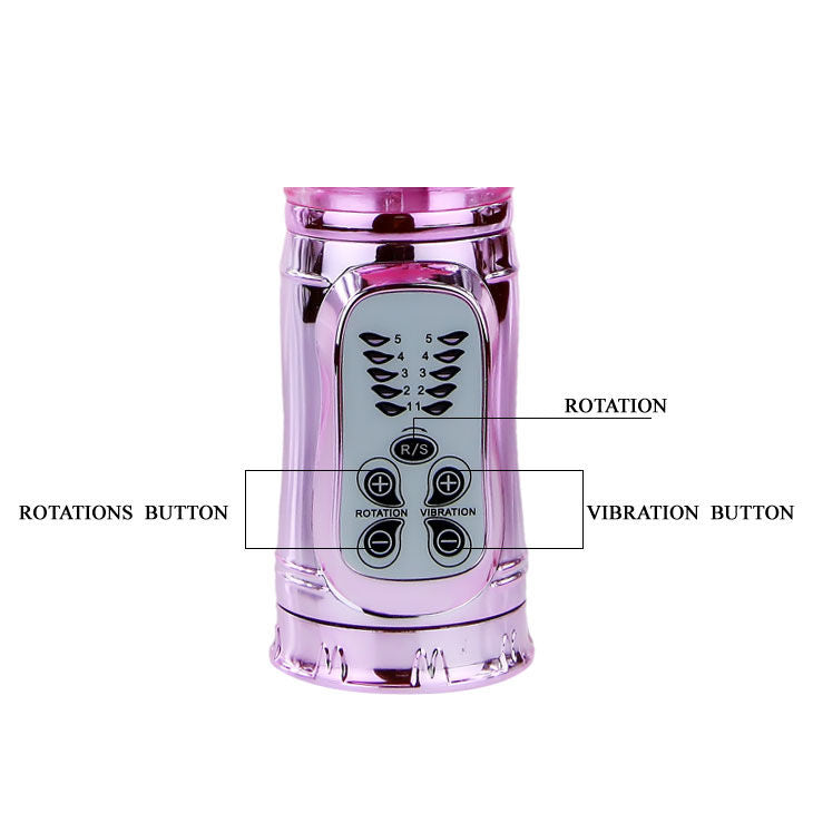 DANSE - LAPIN BATTEUR ROTATIF RAMPANT ROSE