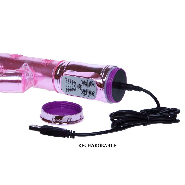 DANSE - LAPIN BATTEUR ROTATIF RAMPANT ROSE
