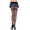 LEG AVENUE - BAS COUTURE ET DENTELLE HAUTE TAILLE PLUS
