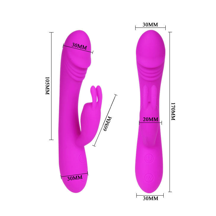 PRETTY LOVE - VIBROMASSEUR INTELLIGENT AVEC RABBIT 30 MODES HUNTER