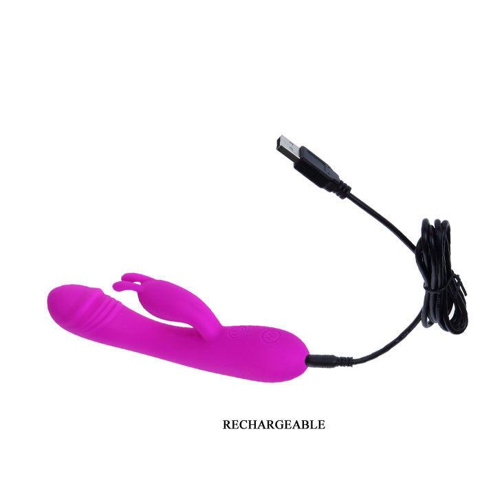 PRETTY LOVE - VIBROMASSEUR INTELLIGENT AVEC RABBIT 30 MODES HUNTER
