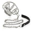 METAL HARD - ANNEAU DE CHASTETÉ MÉTAL AVEC SANGLE