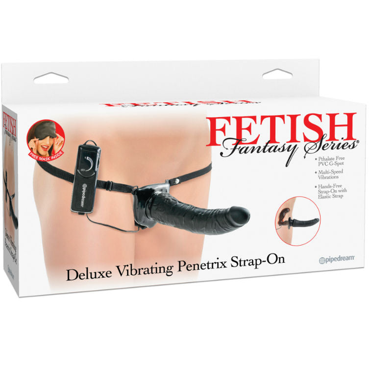 SÉRIE FANTASME FÉTICHE - SÉRIE DELUXE HARNAIS VIBRANT PÉNÉTRIS NOIR