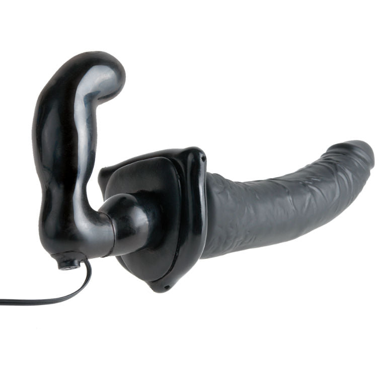 SÉRIE FANTASME FÉTICHE - SÉRIE DELUXE HARNAIS VIBRANT PÉNÉTRIS NOIR