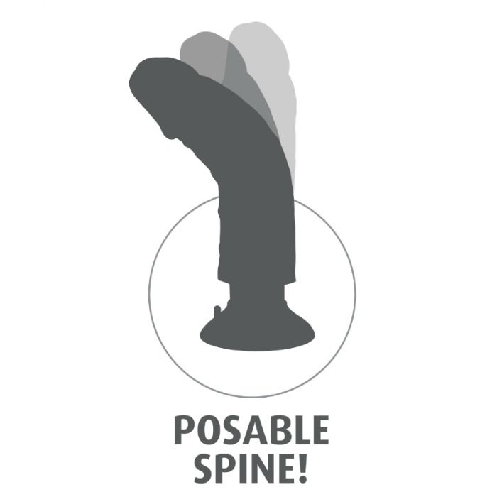 KING COCK - VIBROMASSEUR AVEC TESTICULES 23 CM NOIR