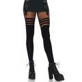 LEG AVENUE - BLACK FISHNET PANTYHOUSE