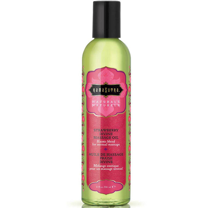 KAMASUTRA - NATURALS HUILE DE MASSAGE FRAISE DIVINE 236ML