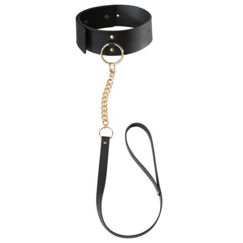 BIJOUX INDISCRETS MAZE - COLLIER AVEC SANGLE NOIR