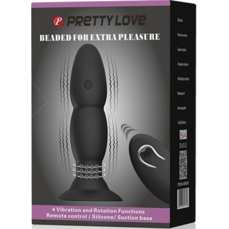 PRETTY LOVE - PLUG VIBRANT ET ROTATIF TÉLÉCOMMANDÉ