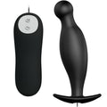 PRETTY LOVE - PLUG ANAL SILICONA 12 MODOS VIBRACIÓN NEGRO