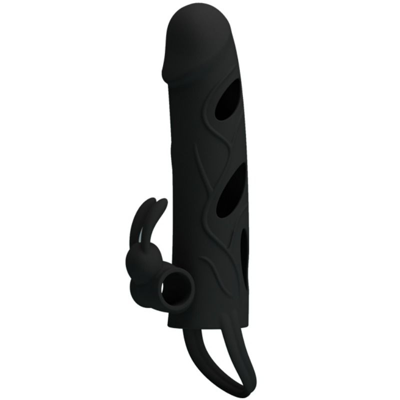 PRETTY LOVE - FUNDA SILICONA CON VIBRACIÓN 14 CM 1.0
