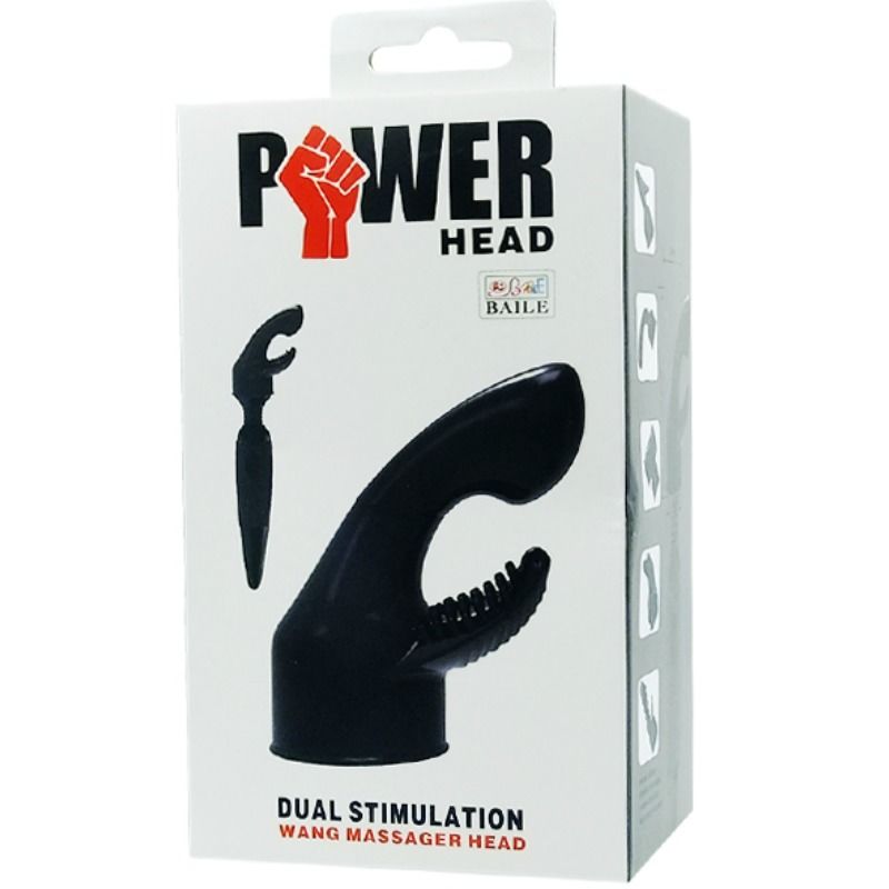 BAILE - POWER HEAD TÊTE INTERCHANGEABLE POUR MASSEUR STIMULATION POINT G ET CLITORIS