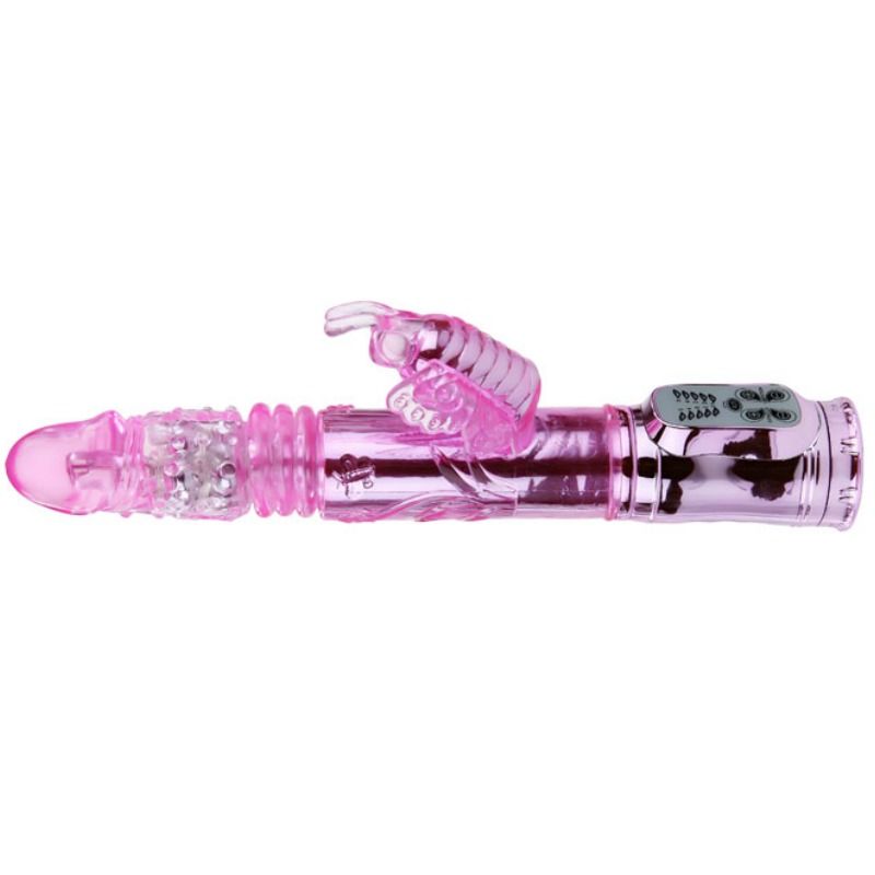 BAILE - VIBRATEUR RECHARGEABLE AVEC ROTATION ET STIMULATEUR VIBRANT BUTTERFLY