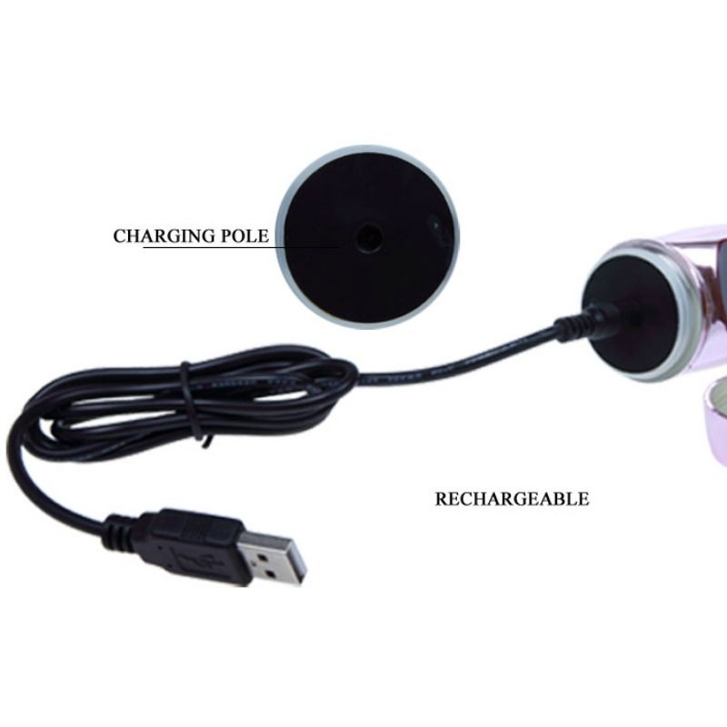 BAILE - VIBRATEUR RECHARGEABLE AVEC ROTATION ET STIMULATEUR VIBRANT BUTTERFLY