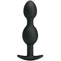 PRETTY LOVE - BILLES ANALES SILICONE 12,5 CM NOIR