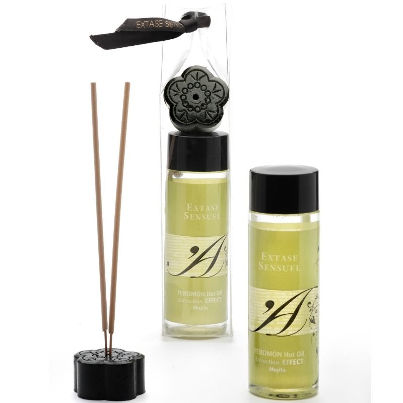 SENSUAL EXTRACT - WARMING EFFECT MASSAGE OIL WITH PHEROMONES MOJITO 100 ML