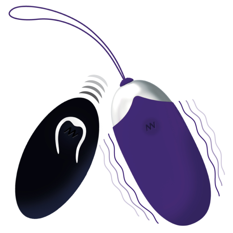 INTENSE - OEUF RECHARGEABLE TÉLÉCOMMANDÉ FLIPPY II LILA