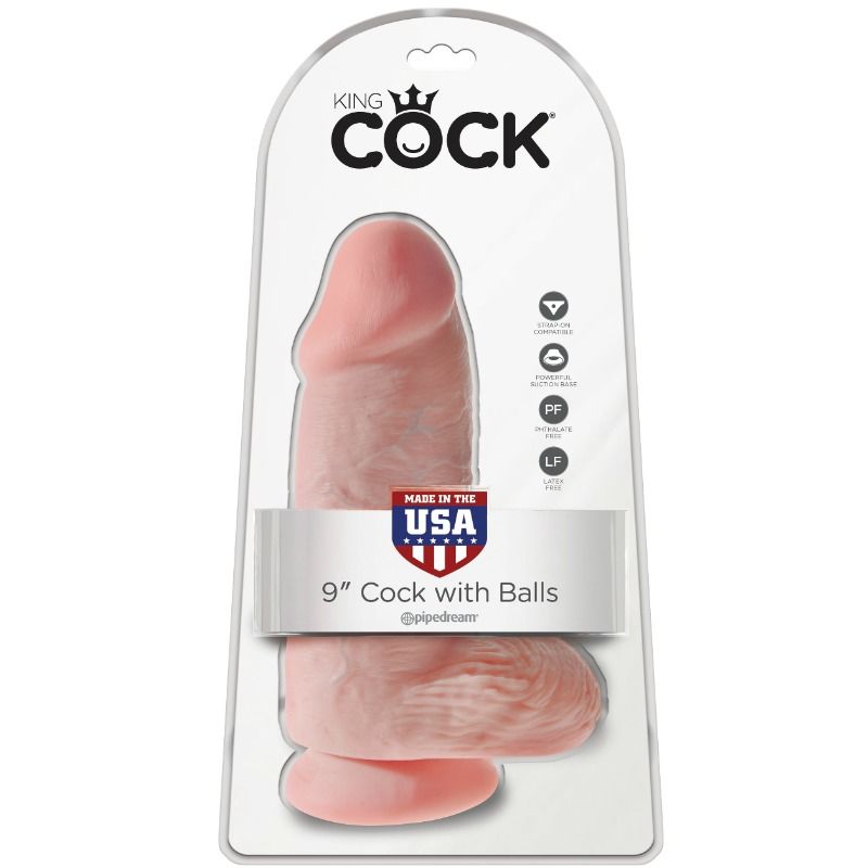 KING COCK - PÉNIS RÉALISTE DODU 23 CM