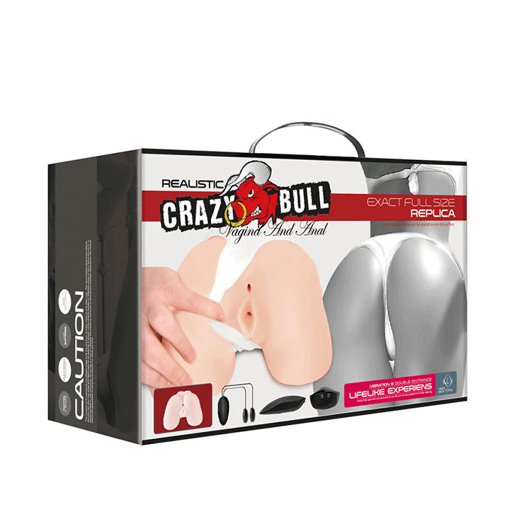 CRAZY BULL - REALISTIC VIBRATING VAGINA AND ANUS, POSITION 5