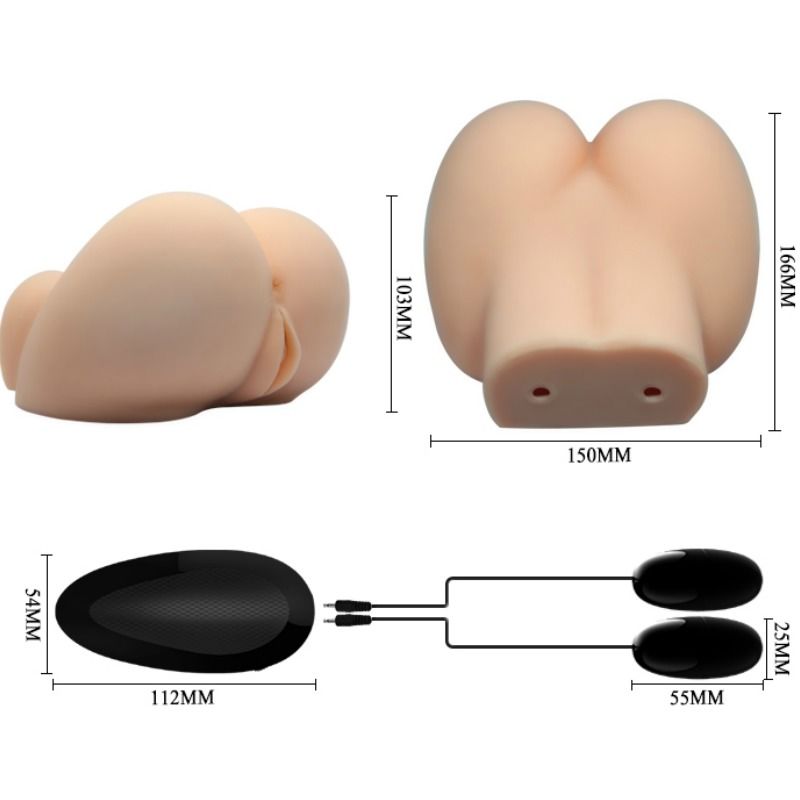 CRAZY BULL - REALISTIC VIBRATING VAGINA AND ANUS POSITION 6