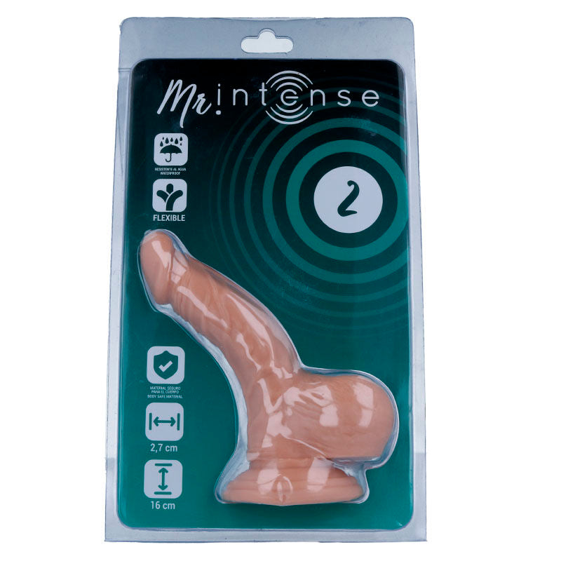 MR INTENSE - 2 PÉNIS RÉALISTE 16 CM -O- 2,7 CM