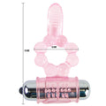 BAILE - ANNEAU EN SILICONE LANGUE 10 RYTHMES AVEC VIBRATION ROSE
