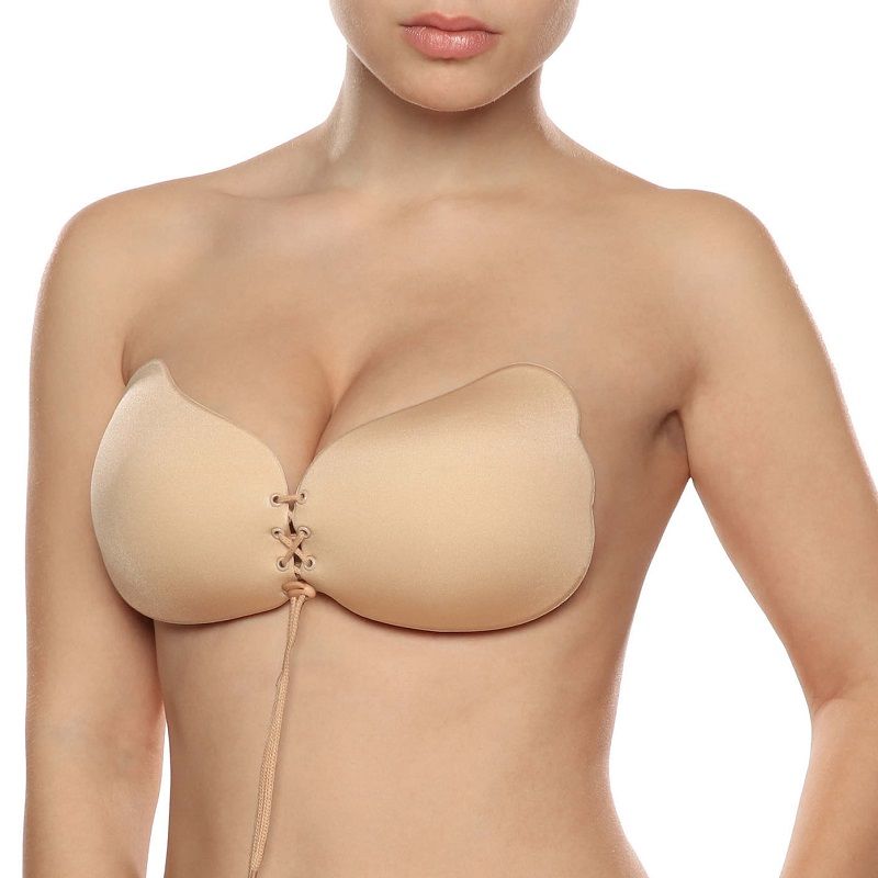 BYE-BRA - LACE-IT PUSH-UP BRACE BEIGE CUP C