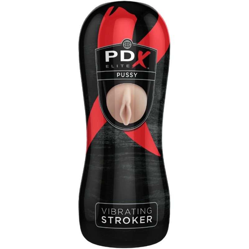 PDX ELITE - MASTURBADOR CON VIBRACIÓN VAGINA