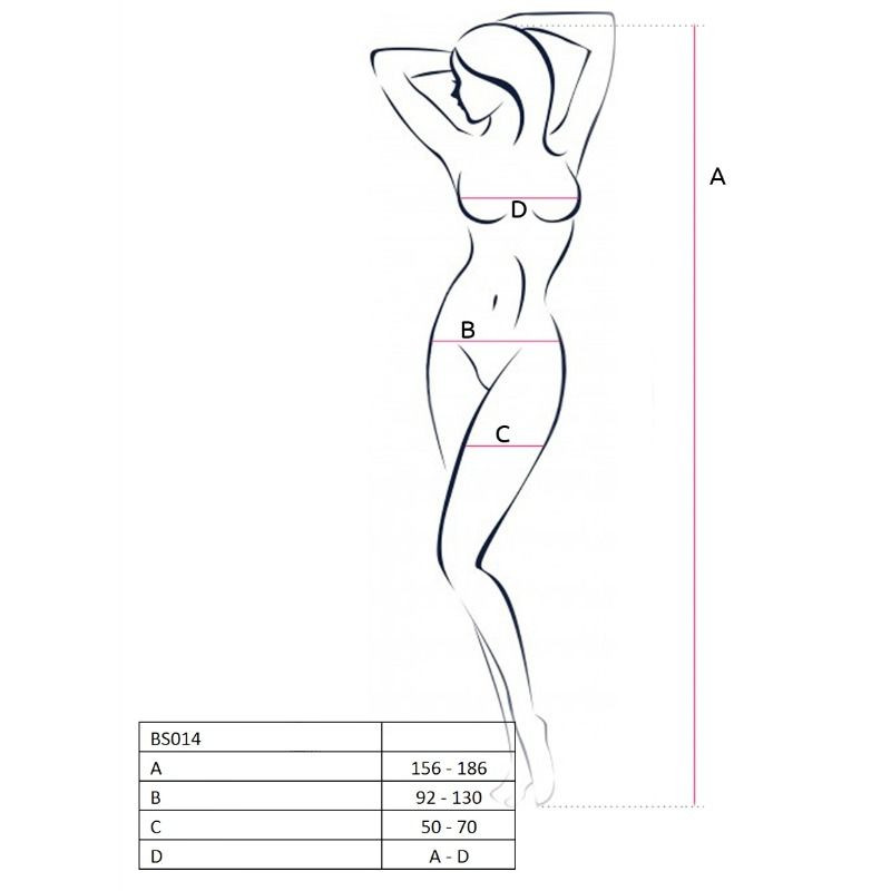 PASSION - WOMAN BS014 BODYSTRING ROUGE TAILLE UNIQUE