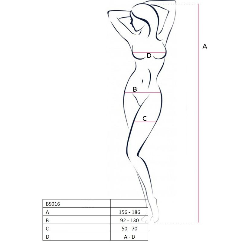 PASSION - FEMME BS016 BODY BAS ROUGE TAILLE UNIQUE