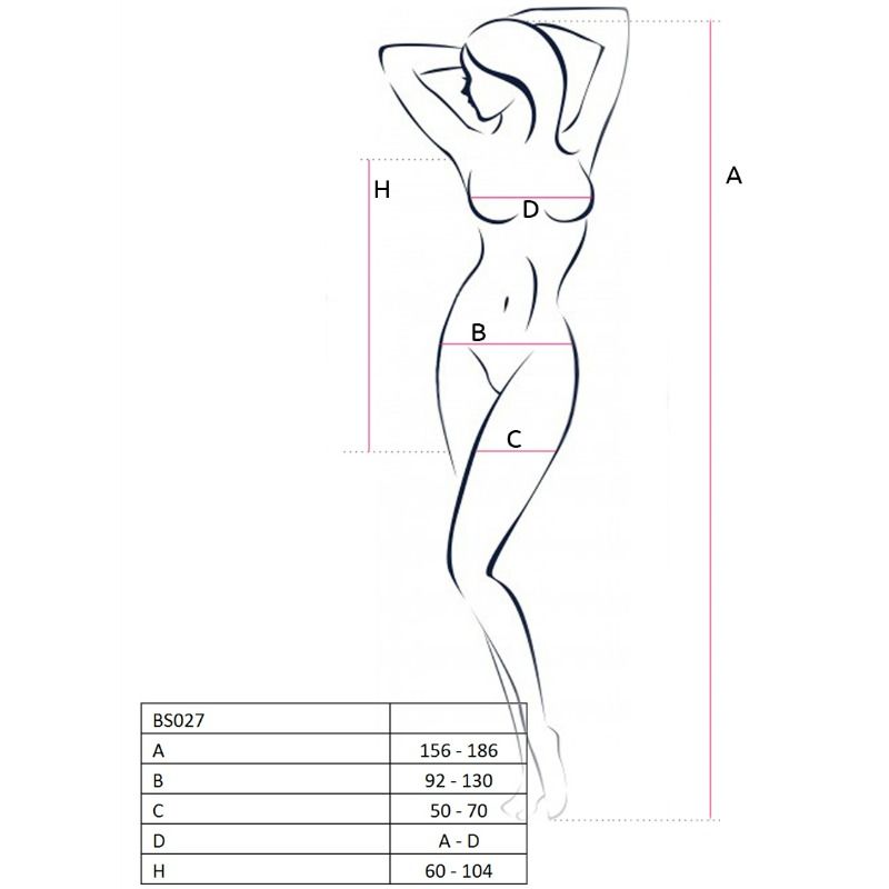 PASSION - WOMAN BS027 BAS DE DENTELLE NOIR TAILLE UNIQUE