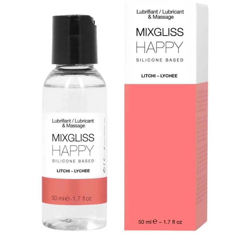 MIXGLISS - HAPPY LUBRIFIANT SILICONE LITCHI 50 ML