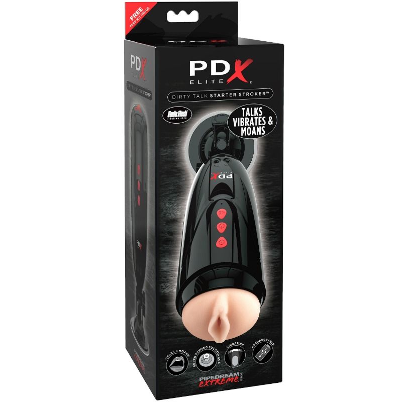 PDX ELITE - DIRTY TALK STARTER STROKER MASTURBATEUR VAGIN