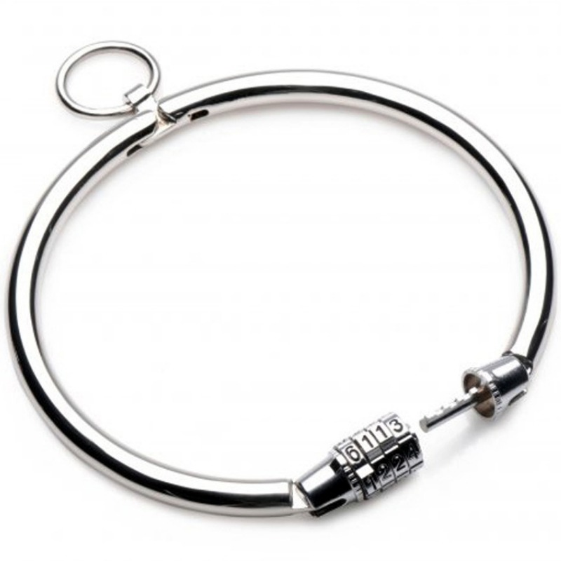 METAL HARD - COLLIER MÉTALLIQUE FERMETURE À CODE 10,5 CM