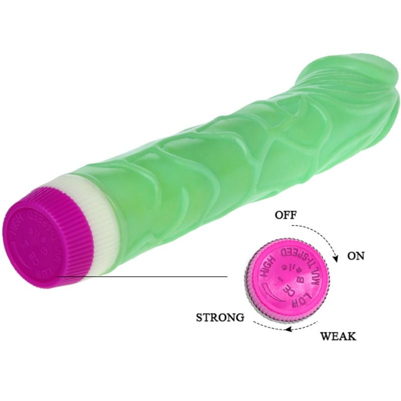 BAILE - WAVES OF PLEASURE VIBREUR 23 CM VERT