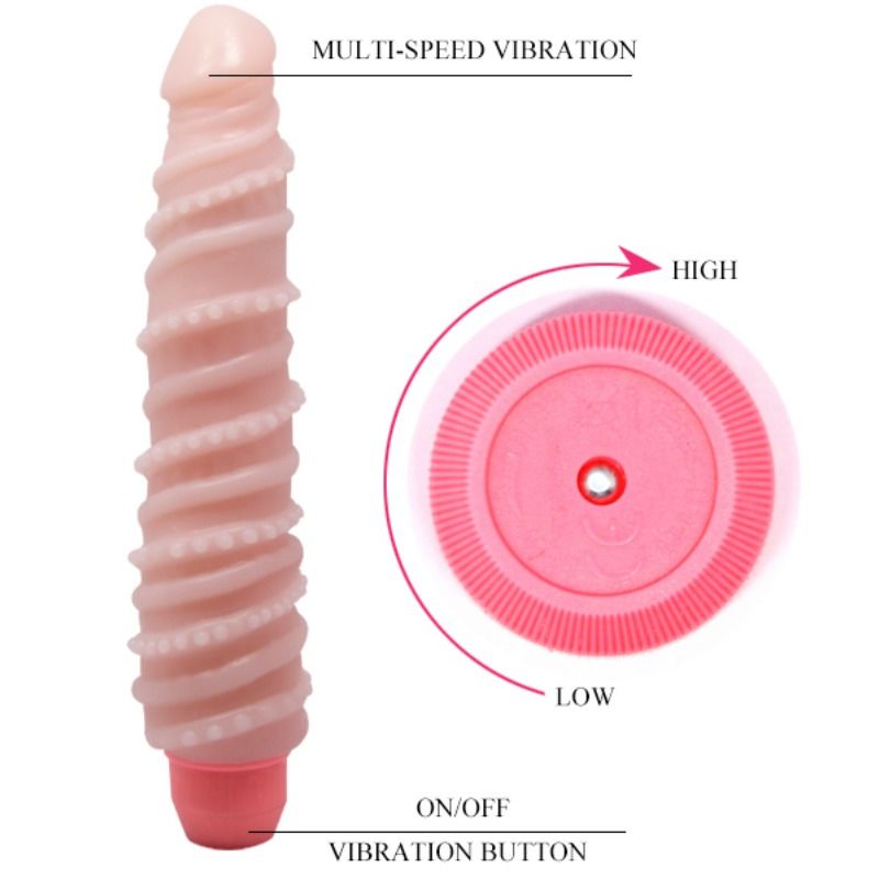 DANSE - FLEXI VIBE SENSUAL VIBRATEUR SPIRALÉ 19,5 CM