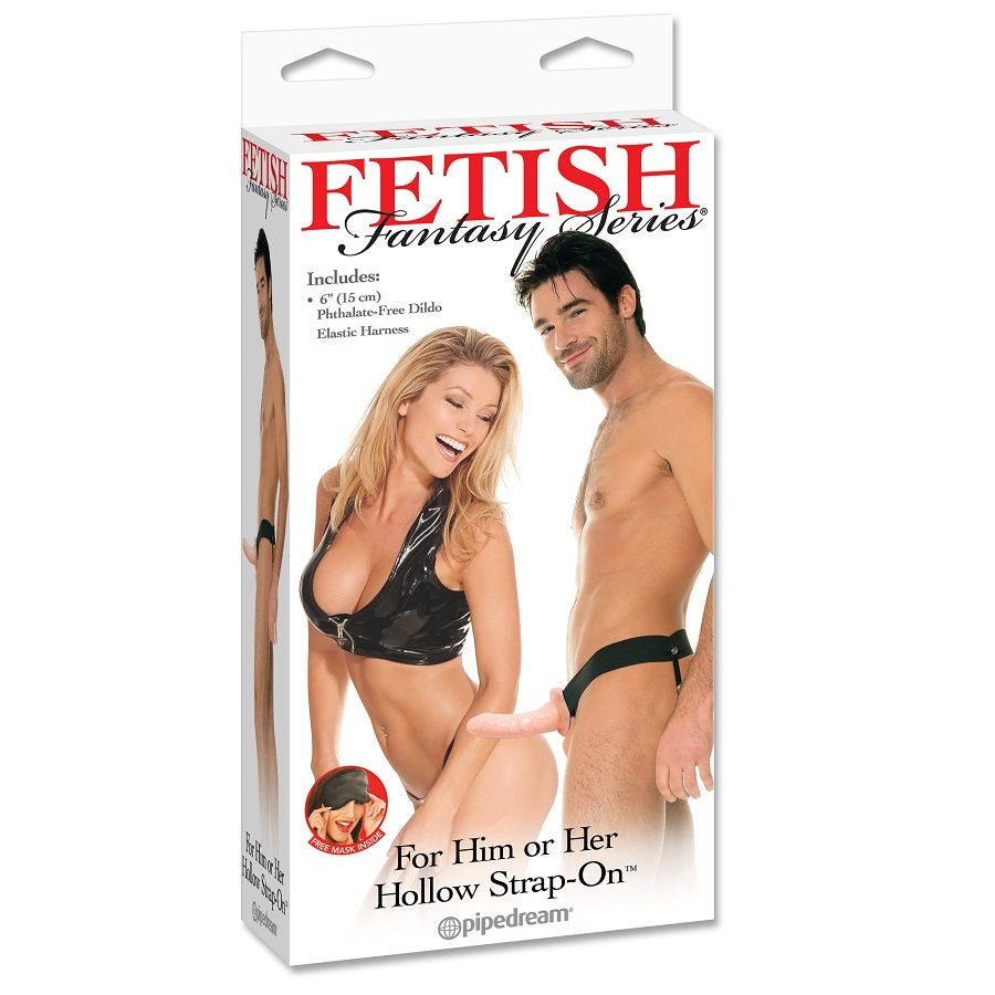 FETISH FANTASY SERIES - NATURAL ADJUSTABLE HOLLOW HARNESS 15 CM