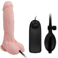 DANCE - REALISTIC VIBRATING AND INFLATABLE DILDO 18.8 CM